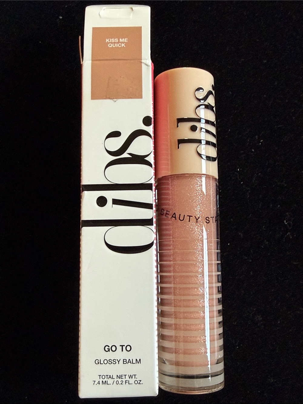 dibs Go To Glossy Balm Lip Gloss - Kiss Me Quick (Peachy Nude)